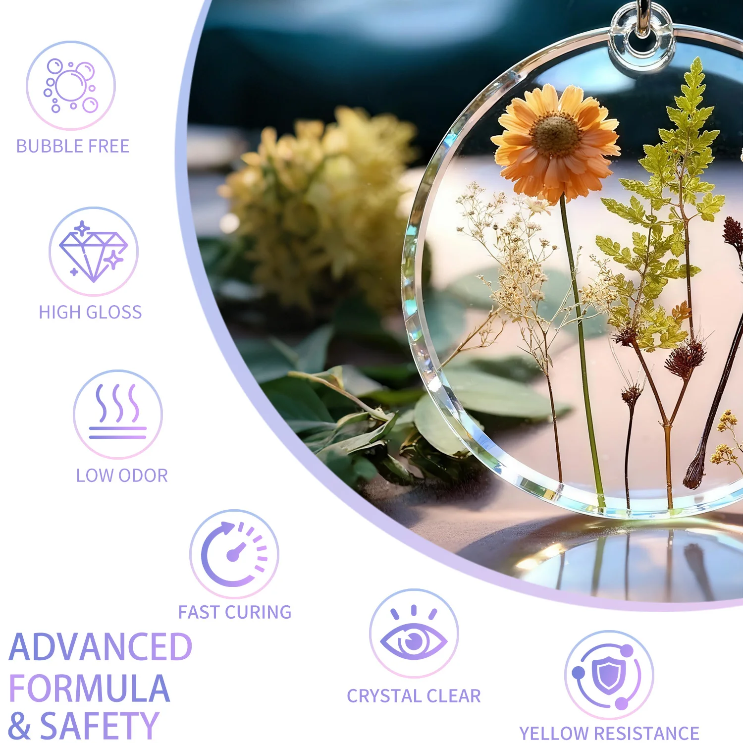 Crystal Clear Hard UV Cure Epoxy Resin 2