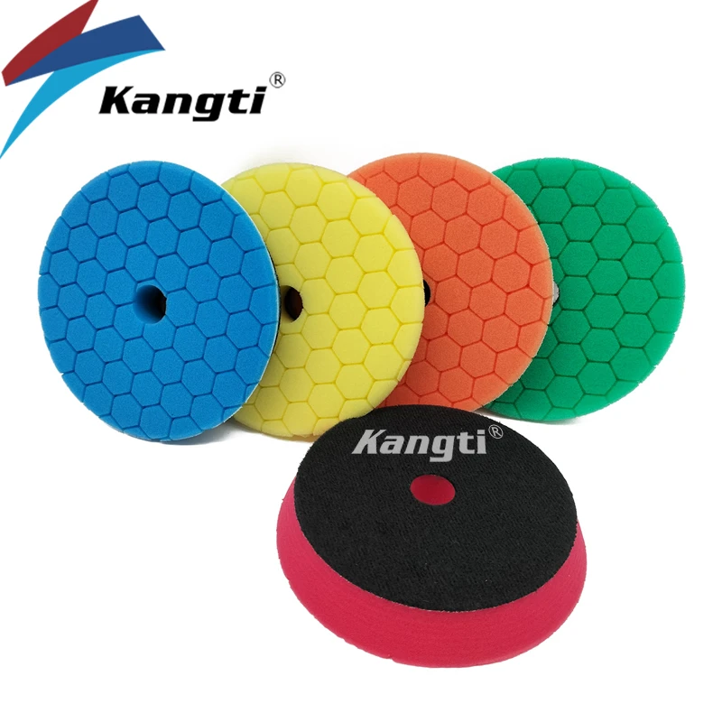 Car Polishing Pad Kit 3/5/6/inch Self-Adhesive Waxing Sponge Wool Wheel For Car Polisher Drill