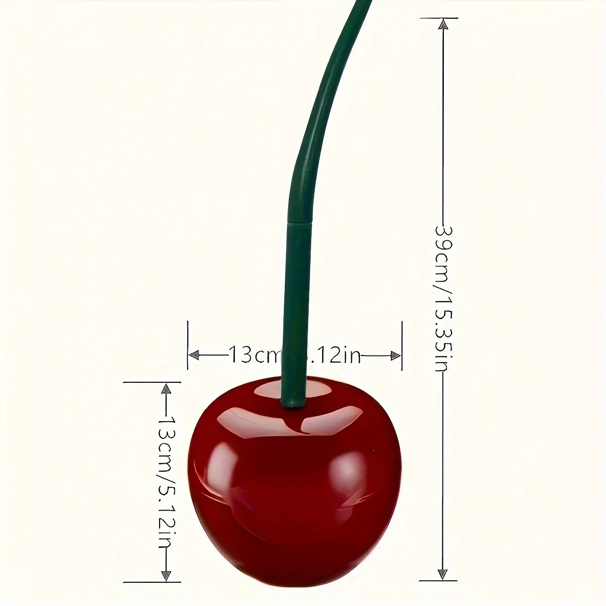 1pc-Fruit Cherry Style Toilet Brush Set