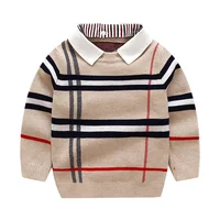 Warm Children Sweater Autumn Winter baby Boy Pullover Clothing Baby Long Sleeve Child Sweater Fashion Knitted Kids Shirt 1