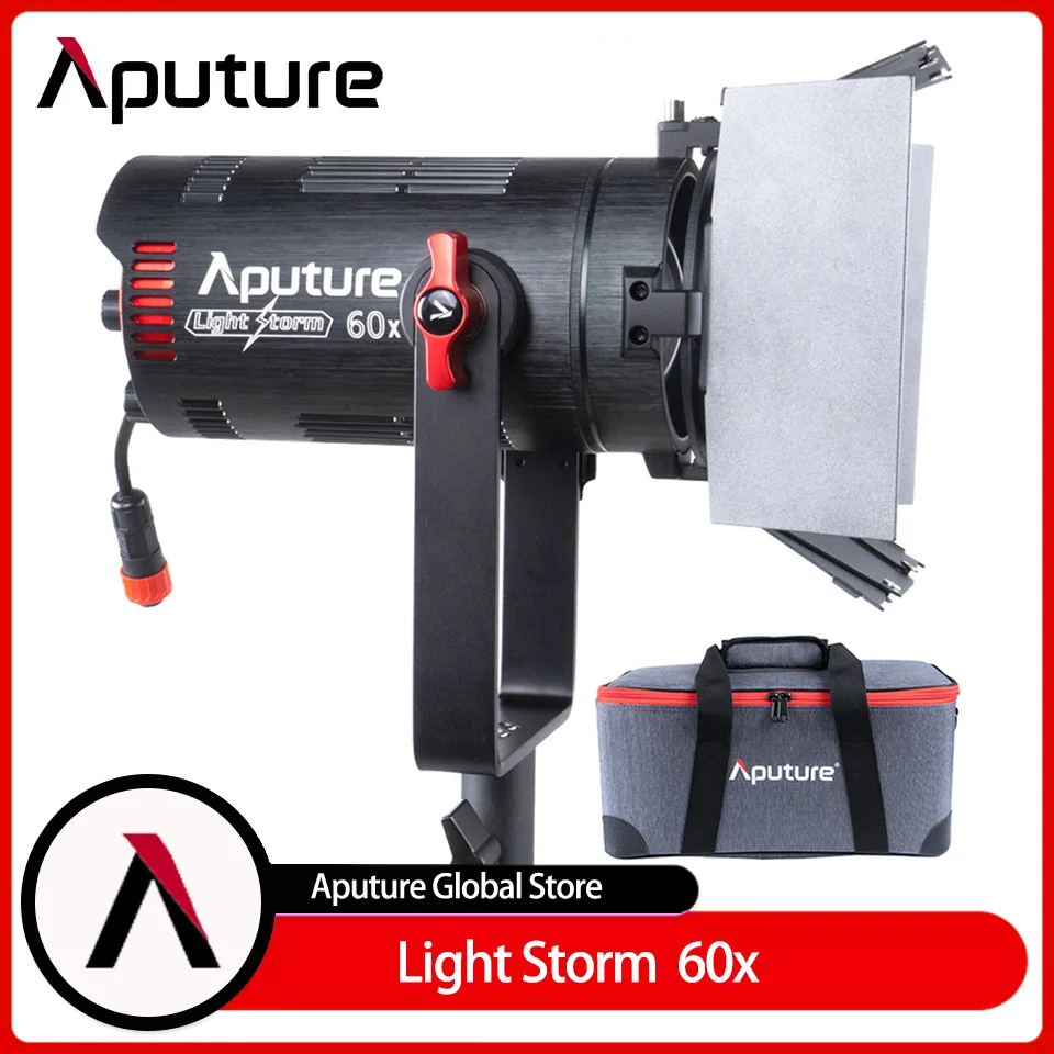 

Aputure LS 60x Studio LED Video Light Waterproof Bi-color 2700K-6500K 60W Photography Lamp 9 Sence Effects Spotlight