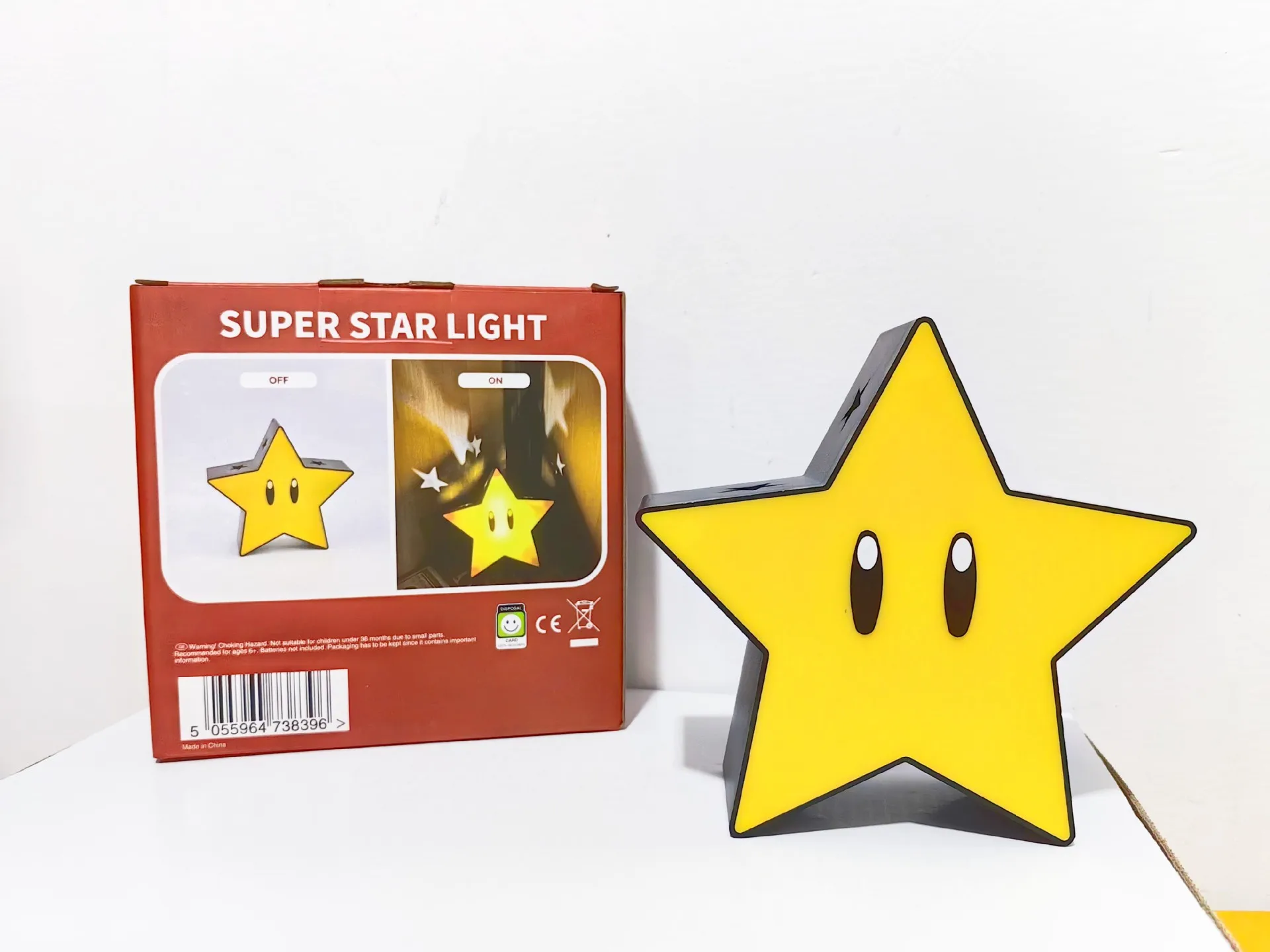 Retro Cute Star Night Light Sound Effect Animation Decorative Night Light USB Game Atmosphere Light, Christmas Gift For Children