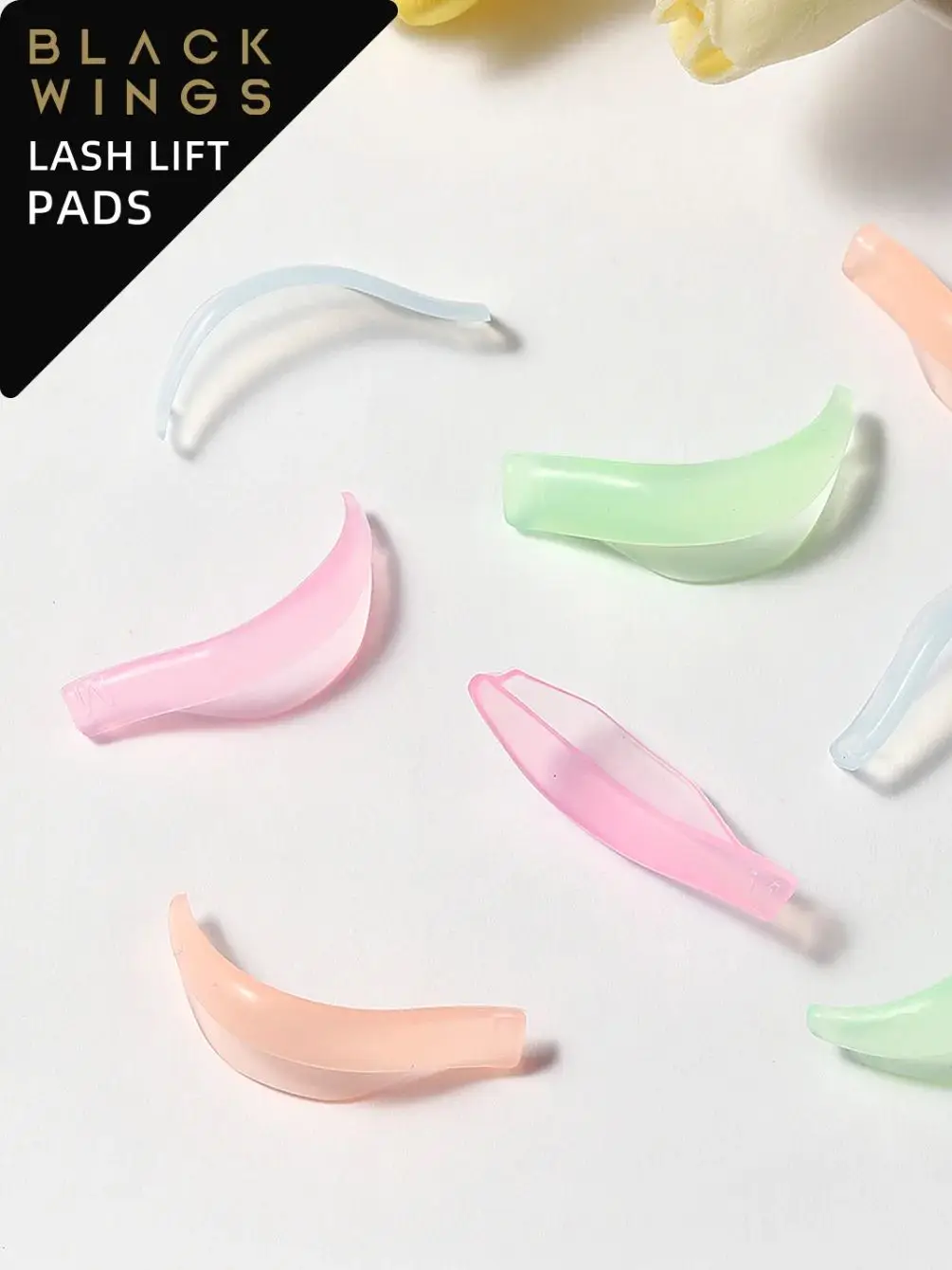 Jelly 4 Größen Wimpern Dauerwelle Curler Lift Pads Wimpern Dauerwelle Pads Stangen Für LashLift Silikon Für Wimpern Make-Up Schönheit Werkzeug – Detail 4