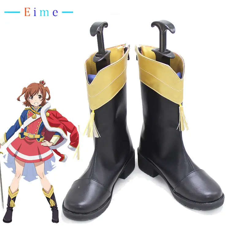 

Anime Revue Starlight Tendo Maya Cosplay Shoes PU Leather Shoes Halloween Carnival Boots Cosplay Prop Custom Made