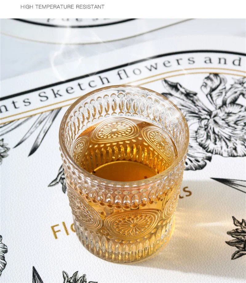 Description Picture 4 of itemOil-proof Placemat for Dining Table Dinnerware Mat Cup Coaster Insulating Mats Coffee Table Accessories Nordic Home Decor