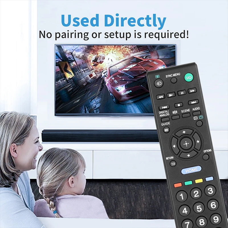 ALLIMITY Telecomando RM-ED044 RM-ED045 – Sostituto Per Sony TV KDL-22EX320, KDL-32CX520, KDL-40EX520 E Altri
