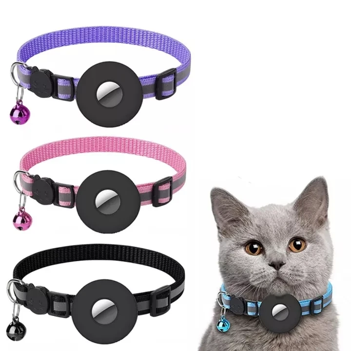 Collar para mascotas para Apple Airtag correa para perro y gato Wdftyju  funda protectora ajustable aplicable al Collar de rastreador Airtag  antiarañazos