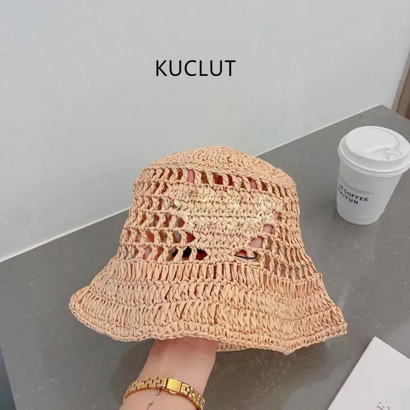 2023 new straw pastoral hollow woven hat outdoor sun hat fashion trend fisherman hat 2