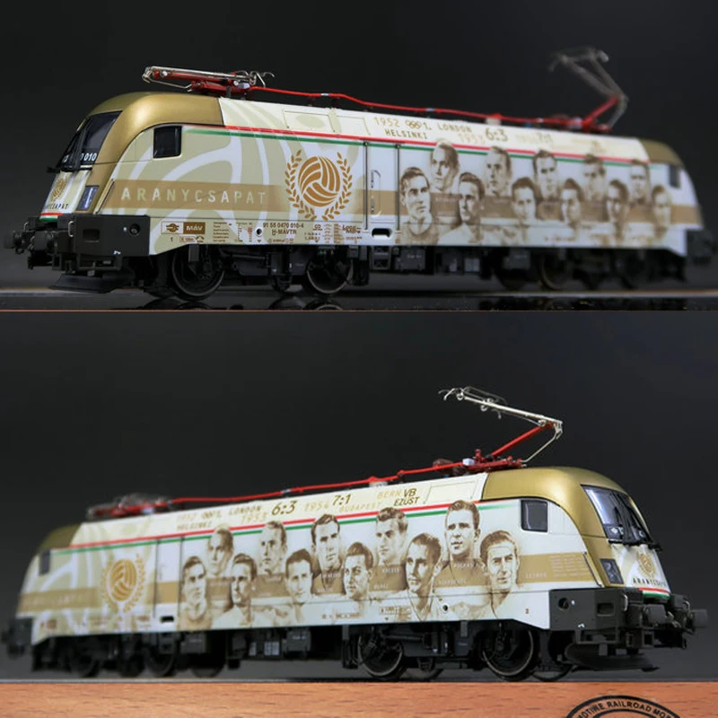 Train Model HO 1/87 European JC Hungarian Football Golden Team Commemorative Edition Digital Sound hot wheels 2022