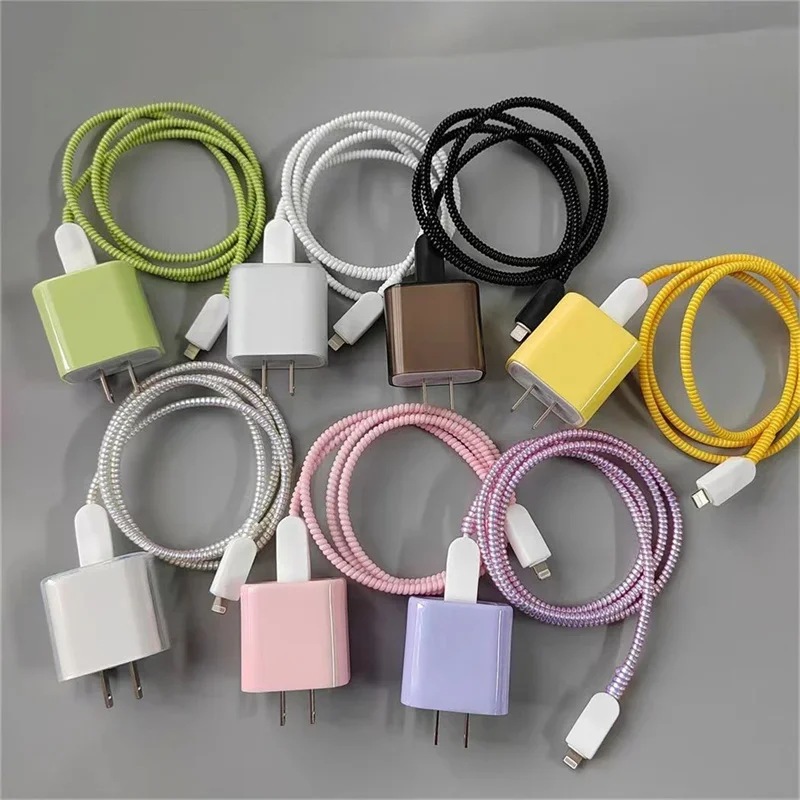 Candy Color Silicone Charger Protective Case - Soft and Stylish Fast Charge Cover