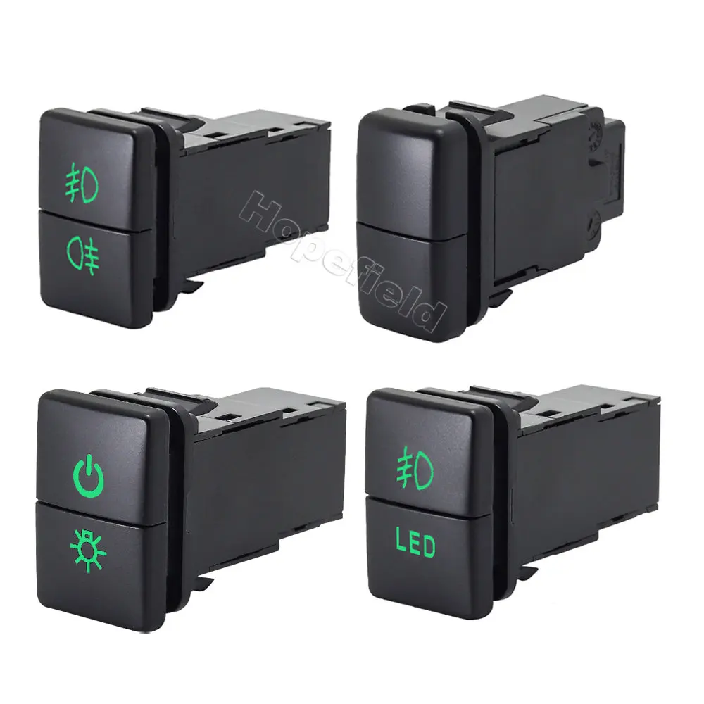 Dual Switch Front Fog Lights Power Supply Led Headlight Control Button