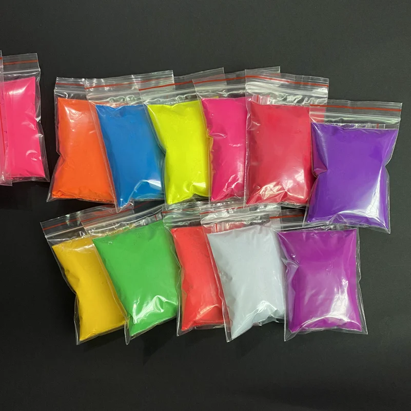 Neon Phosphor Fluorescent Pigment Powder for Nails and Crafts - 20g Bag