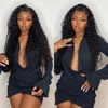 Water Wave Hair 13x4 Transparent Lace Frontal Pre plucked 100% Human Hair Natural Hair Line 4x4 Lace Closure With Baby Hair 6