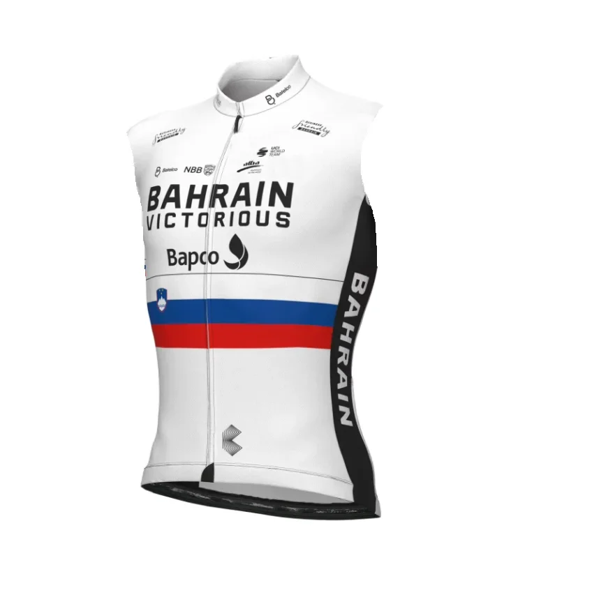 BAHRAIN VICTORIOUS 팀 민소매 사이클링 재킷, 방풍 2022 조끼, 질렛 Mtb 의류, 자전거 Maillot Ciclismo