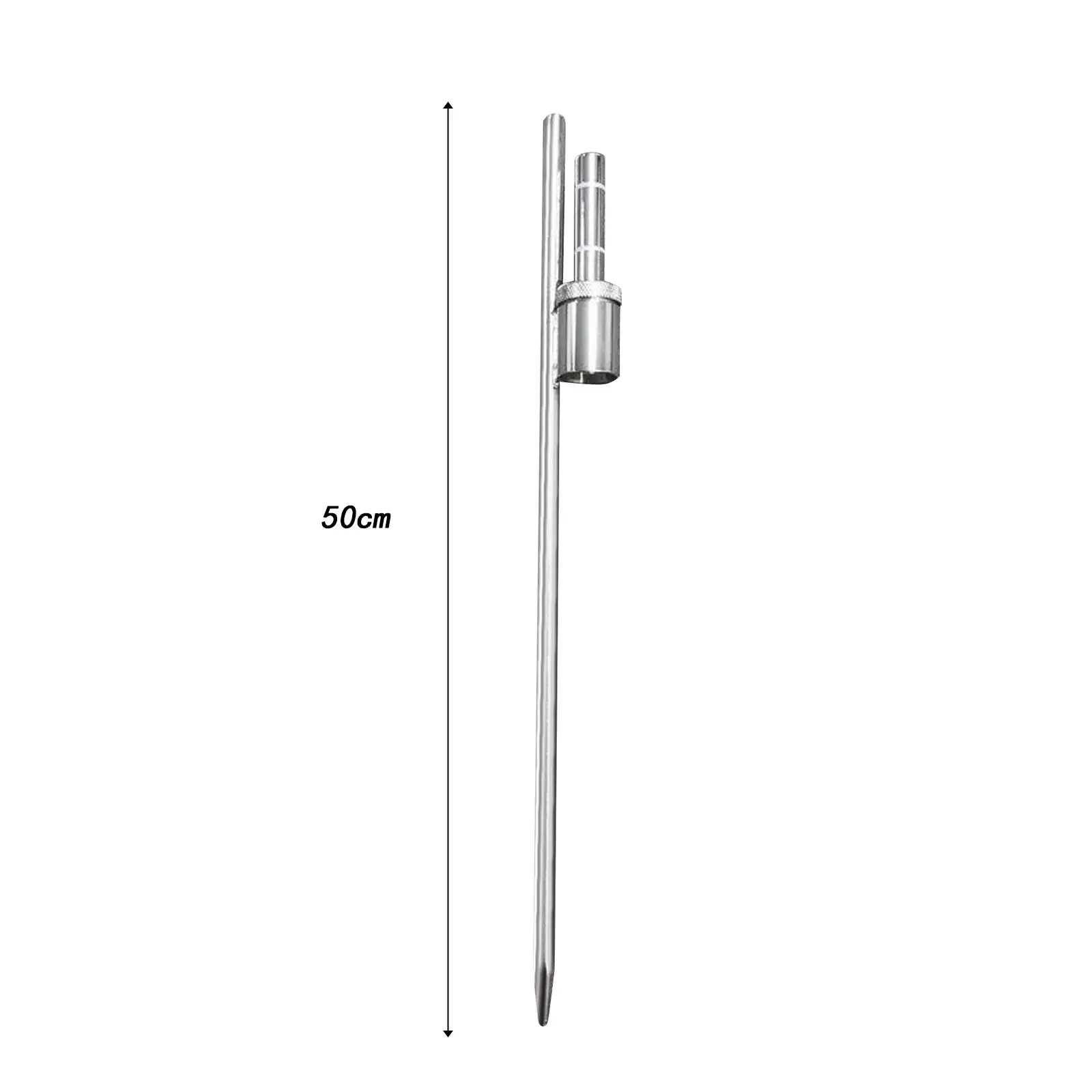 Iron Beach Flag Pole Spike Ground Stake Support Feather Flag Base for Dragon Boat Races Patio Yard Flags Rack Decoration