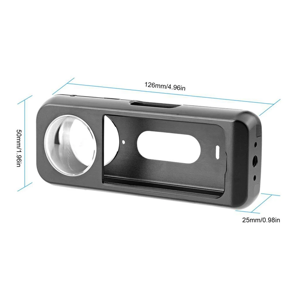 Insta 360 One X3 용 금속 토끼 케이지, 충격 방지 보호 케이스, 프레임 액세서리 인터페이스, 알루미늄 합금 쉘 케이스