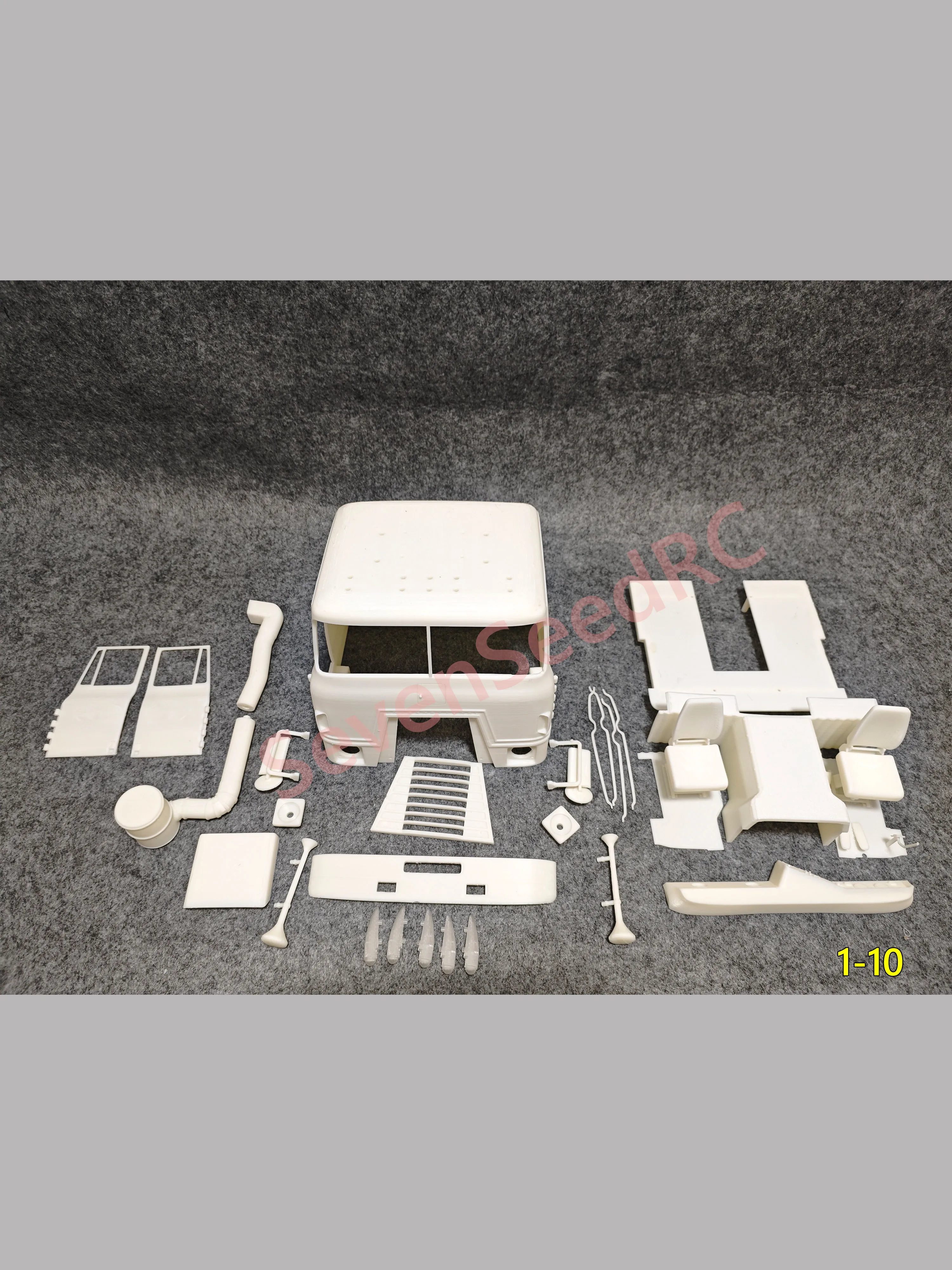 3d Print Truck Cab Kit International Transtar 1/14 For Fmx Static Dot Model JDM Tamiya Lesu Lxy Scaleclub 4