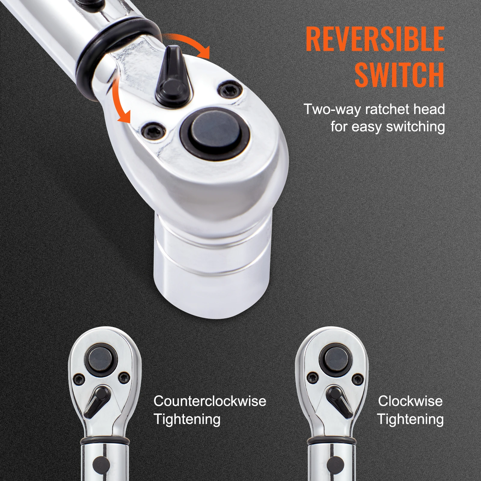 Mechanical Torque Wrench Set with Dual Direction and Adjustable Torque