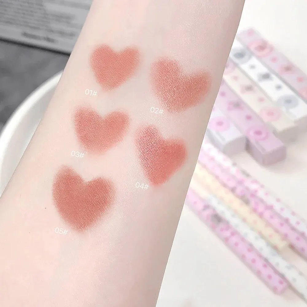 Lip liner Lovely Sweet Doggie Double-ended Lip Liner Velvet Matte Pearlescent Lipstick For Outline Full Lips Cappuvini Nude Lip Pencil