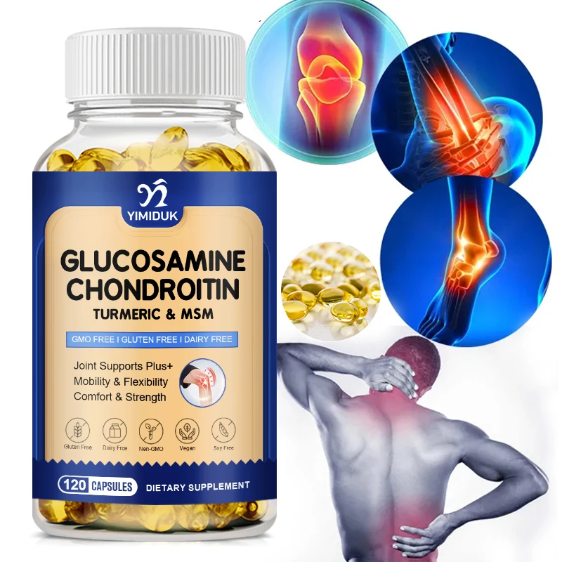 

Glucosamine Chondroitin MSM Turmeric Boswellia - Joint Support Supplement for Joint Health & Joint Function Support