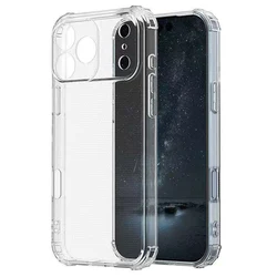 Durable Clear Shockproof Silicone Phone Case - Soft Protective Cover - iPhone 13 Mini (Shockproof Clear)