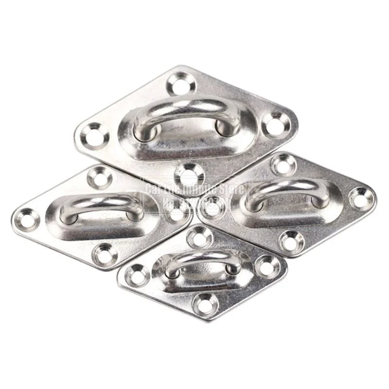 304/316 스테인레스 스틸 천장 벽 마운트 후크, 헤비 듀티 앵커 아이 플레이트, 보트 요가 스윙 해먹, 5mm, 6mm, 8mm, 10mm 전체 용접