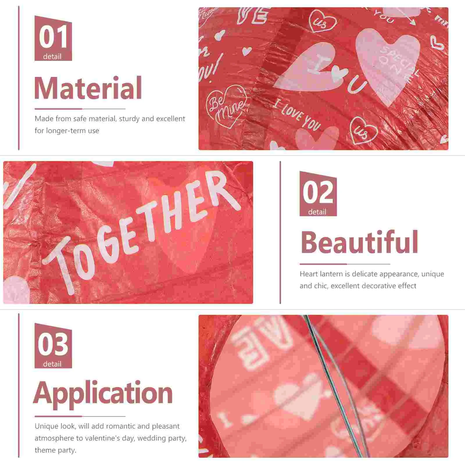 Рисунок 2 - Бумажные фонари на День святого Валентина