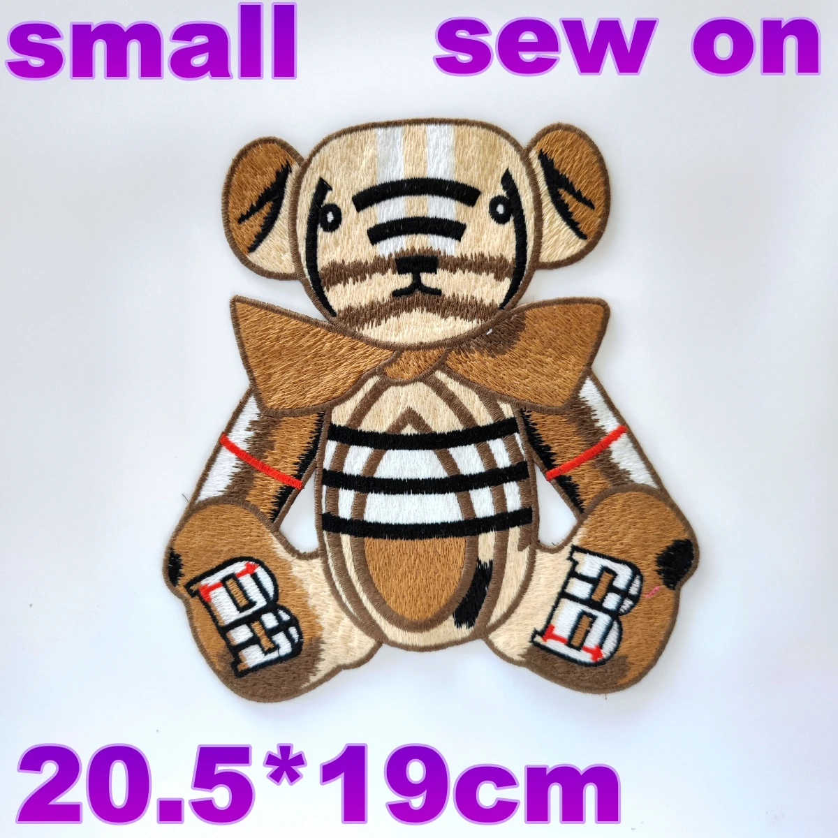 large embroidery big chenille patch bear animal cartoon badges bears  appliques patches for clothing ID229191