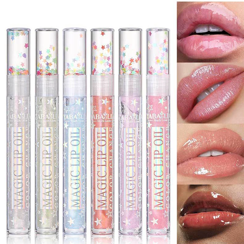 Water Gloss Lip Gloss Moisturizing Glitter Pearlescent Liquid Lipsticks Transparent Plumper Nutritious Lip Care Makeup Cosmetics
