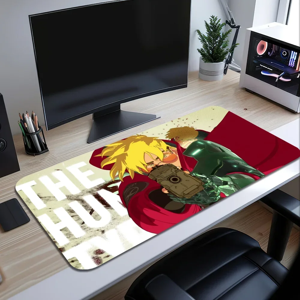 Anime Trigun Stampede For PC Large MousePads Desk Gaming Mouse Pad Stitched Edges  Base Extended 2
