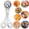 Stainless Steel Meatball Maker Clip Fish Ball Rice Ball Making Mold Form Tool Kitchen Accessories Gadgets cuisine 6