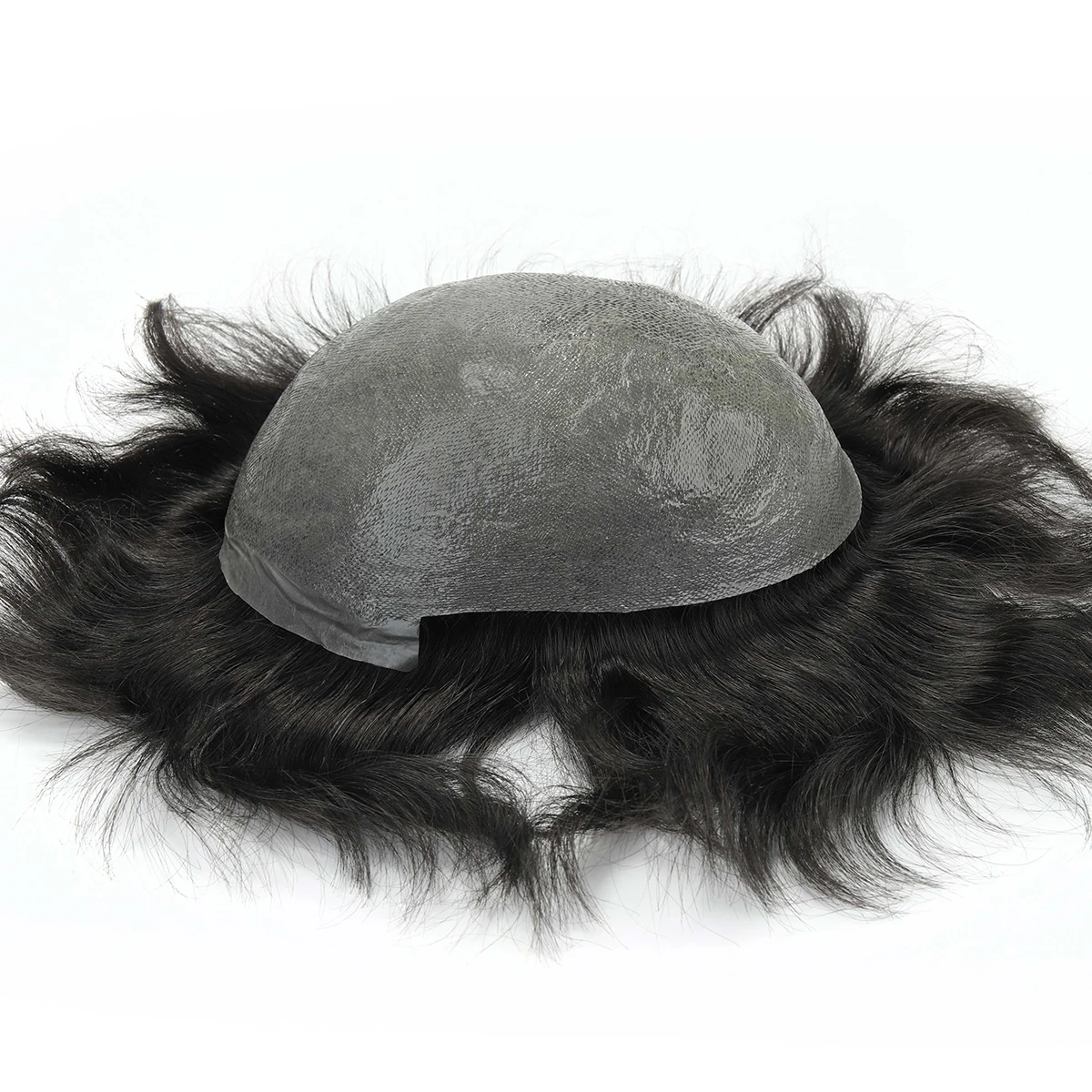 Beeos TJNG 6 inches 0.03-0.04mm Super Thin Skin Men Toupee Hair System Human Hair Protesis Capilar Hombre Pelo Humano 4