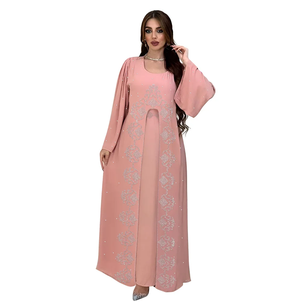 Abaya Dubai Luxury Muslim Woman Dress 2023 Ramadan Islam Arab Long Dress Jalabiya  Dresses Robe Femme Musulmane Kaftan Khimar