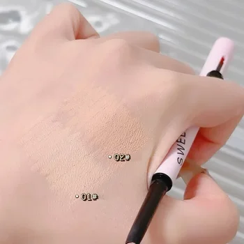 Heallor Face Full Cover Concealer Pencil Covering Eye Dark Circles Cream Double-end Facial Concealer Brightening Makeup Foundati - Thumbnail 5