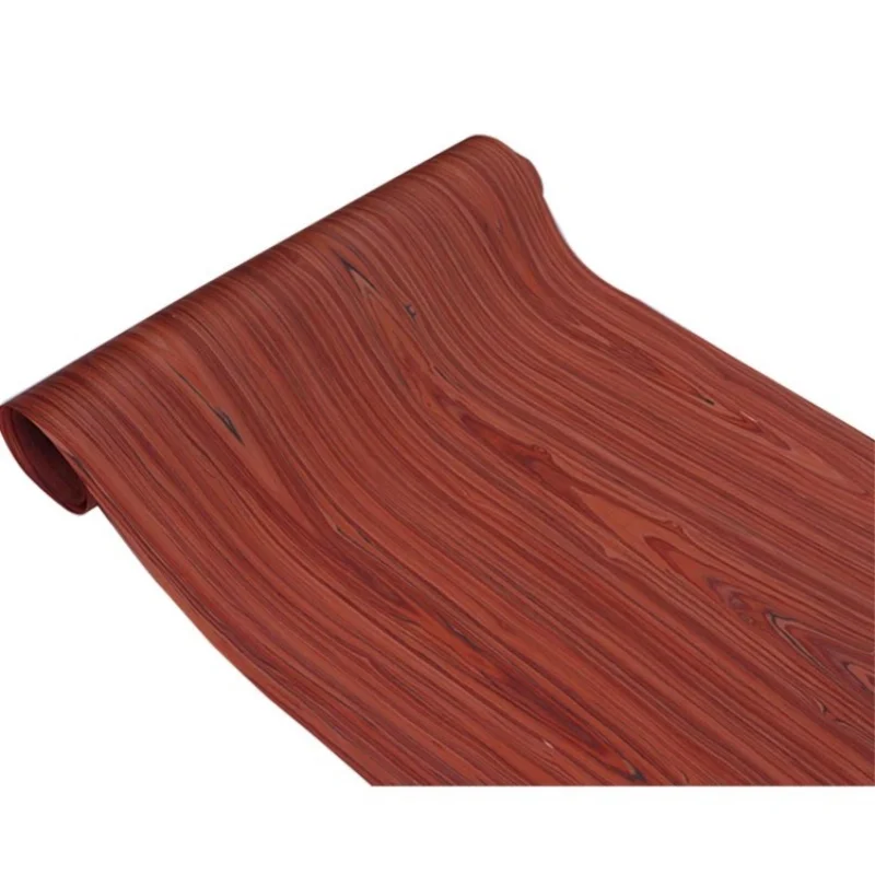 Craft red acid wood veneer furniture speaker decoration wood veneer L:2.5Meters Width:58cm T:0.2mm