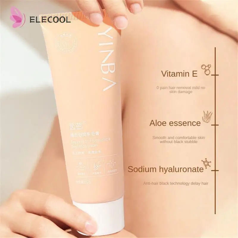 

Gentle Hair Removal Cream Painless Hair Remover For Armpit Legs And Arms Skin Care Body Care Depilatory Cream 80g For Men Women