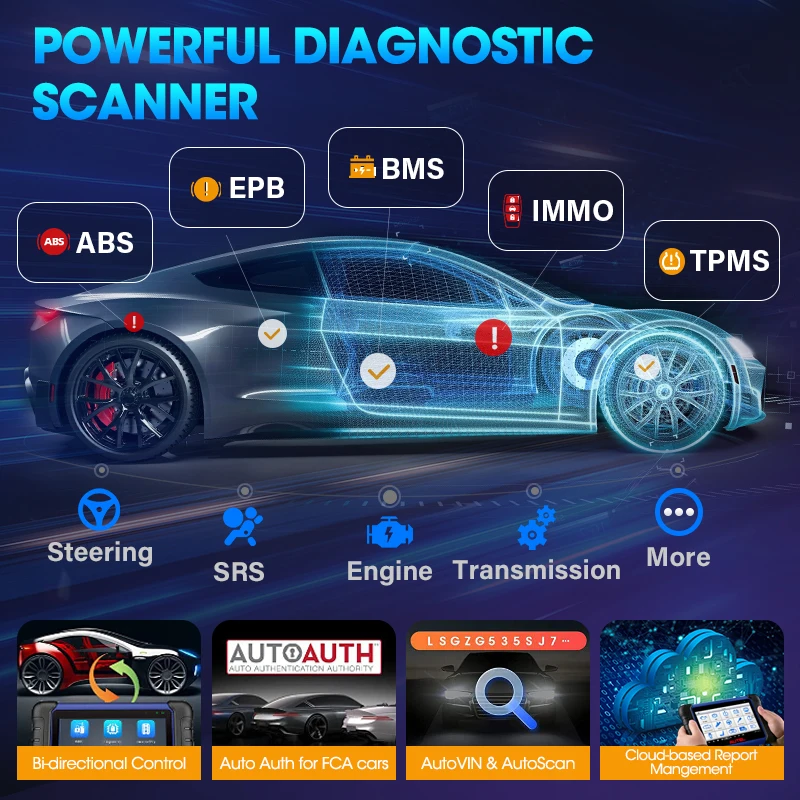 Фото Инструменты программирования ключей Autel MaxiIM IM508S PRO XP400PRO, программатор ключей для всех систем, диагностический сканер IMMO как IM608, обновление 2 года №5