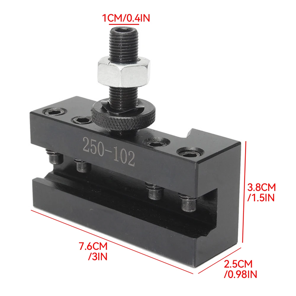 Lathe Tool Holder 250-102 Wedge GIB Type Quick Change Toolpost Tool Holder Lathe Tools