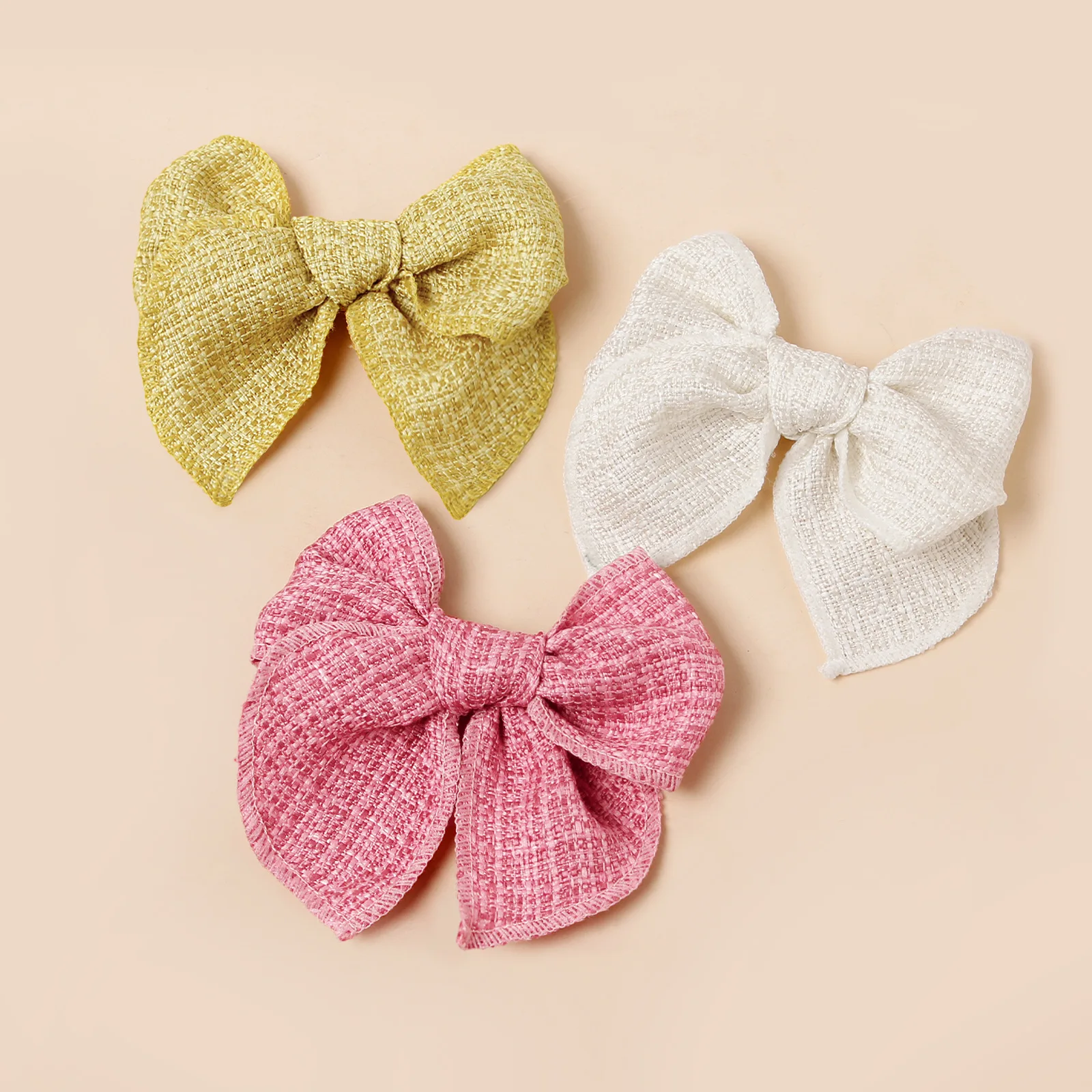New Children's Hair Accessories Dovetail Bow Hairpinbaby Bangs Side Top Clip Headwear Girls Kids Hair Accessories