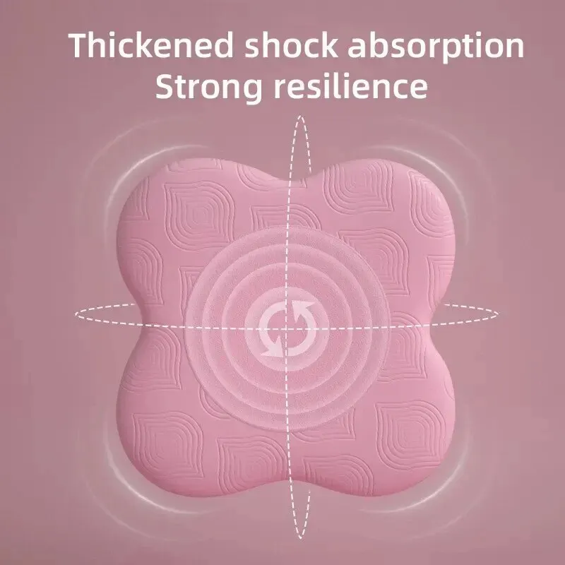 Yoga Knee Pad Yoga Mat Sports Floor Mats TPE Thickened Anti Slip Yoga Kneeling Pad Knee Pad Soft Flat Support Slow Rebound Non-slip