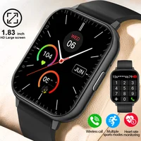 Nouvelles femmes Bluetooth appel montre intelligente fréquence cardiaque surveillance de l'oxygène sanguin montres intelligentes étanche hommes Smartwatch pour Android IOS 1