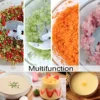 3L 800W Household Small Electric Meat Grinder 2 Speeds Stainless Steel Electric Chopper Automatic Mincing Machine Food Processor 6