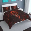 Hot Game World of Warcraft Tribal Flag Logo Duvet Cover Set with Pillowcases 3d Bedding Set Bed Linen Bedclothes Twin Queen King 1