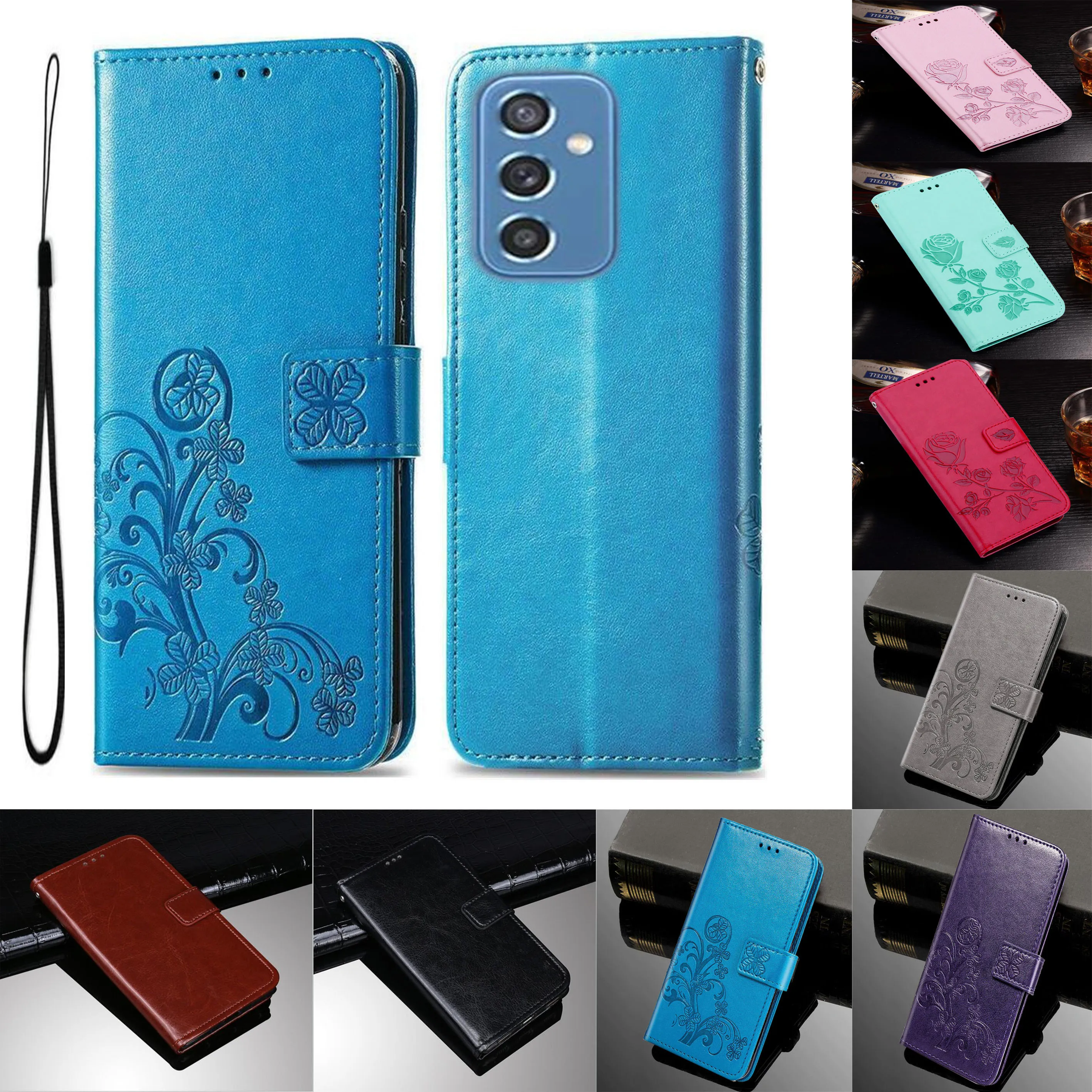 Fashion Magnetic Wallet Phone Case for Samsung Galaxy M62