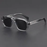 Vintage Punk pilote carré lunettes de soleil femmes pour hommes mode marque de luxe concepteur nuances en plein air conduite populaire mâle lunettes de soleil 2