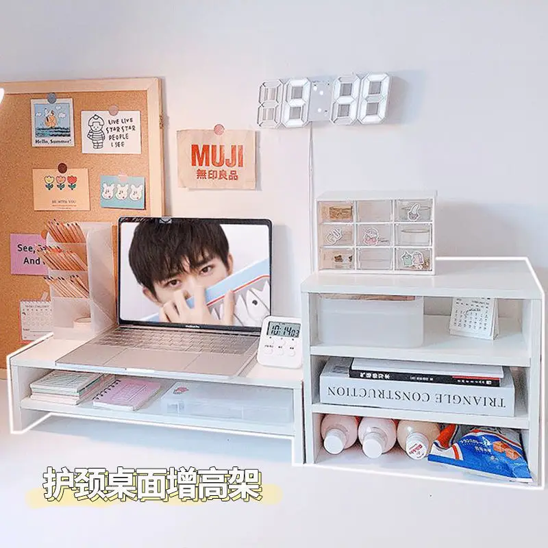 여아 기숙사, 침실, 노트북, 선반, 보관 선반, 브래지어 장식 및 배치용 책상 높이 선반