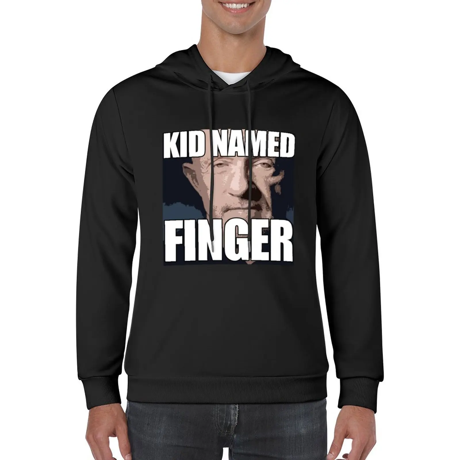 

New Kid Named Finger Pullover Hoodie men's winter sweater men wear mens hoodie