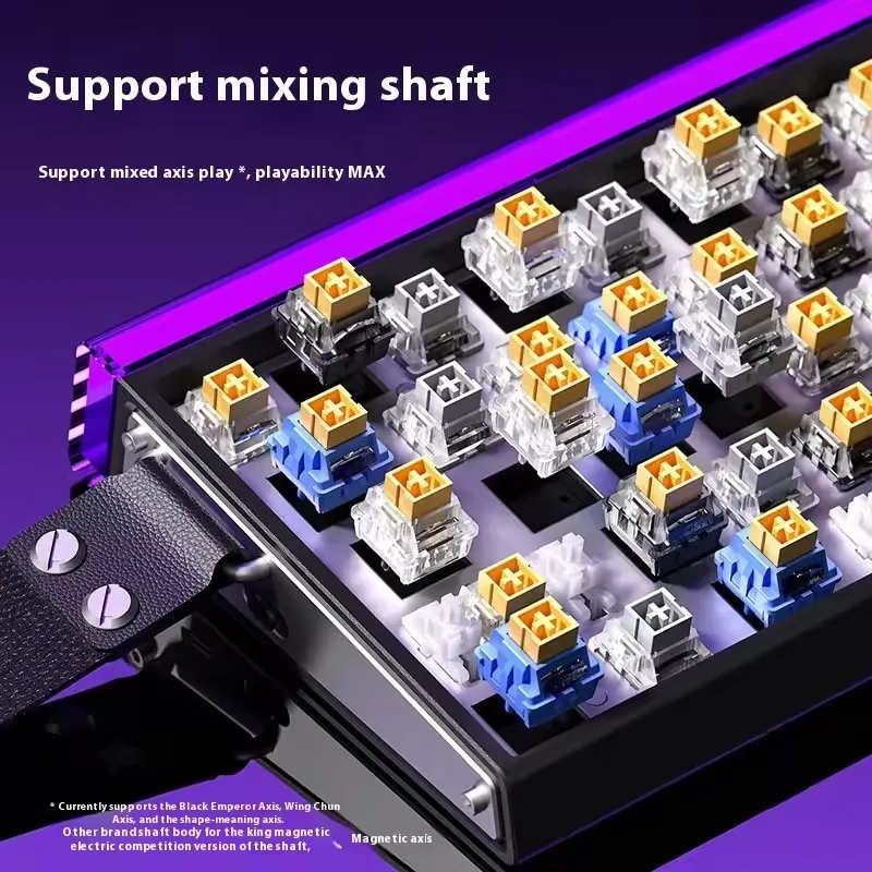 AULA HERO 68HE Magnetic Switch Gaming Keyboard RT0.01 E-sports Customize RGB Wired Mechanical Keyboard Ergonomics Accessories