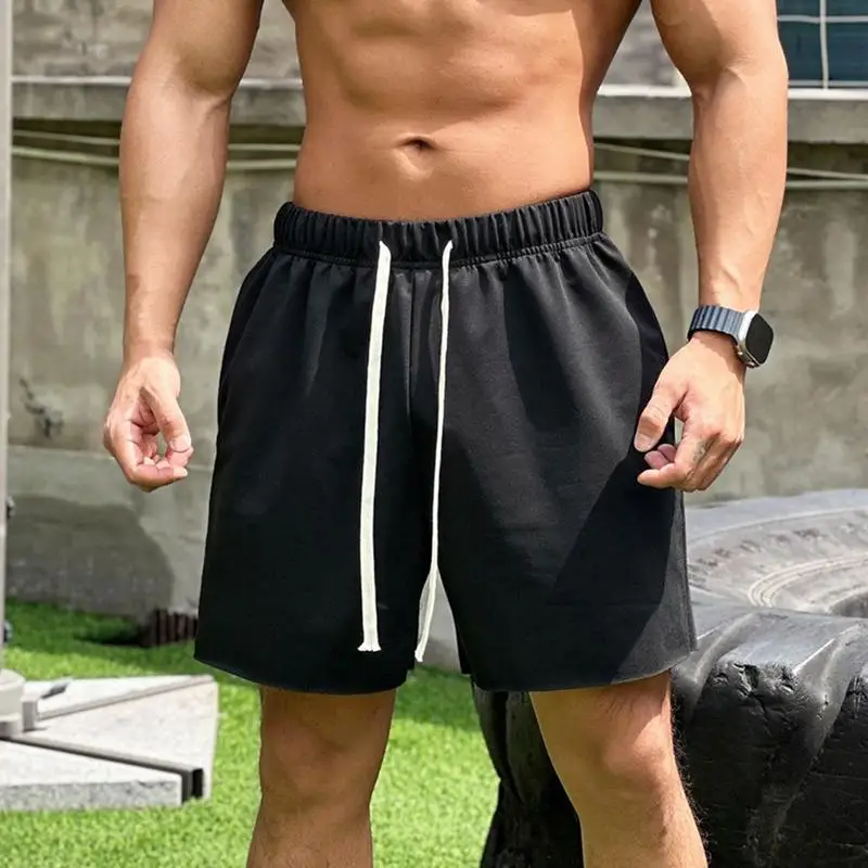 Shorts Causal Loose Men's Clothing Basketball Running Pants Summer Fashion Popular Male Clothes Elastic Breathable Gym Shorts