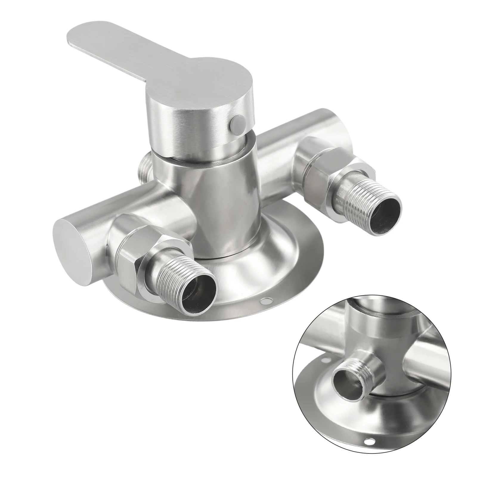 Stainless Steel Wall Mounted Shower Faucet Part Lifting Type Faucet